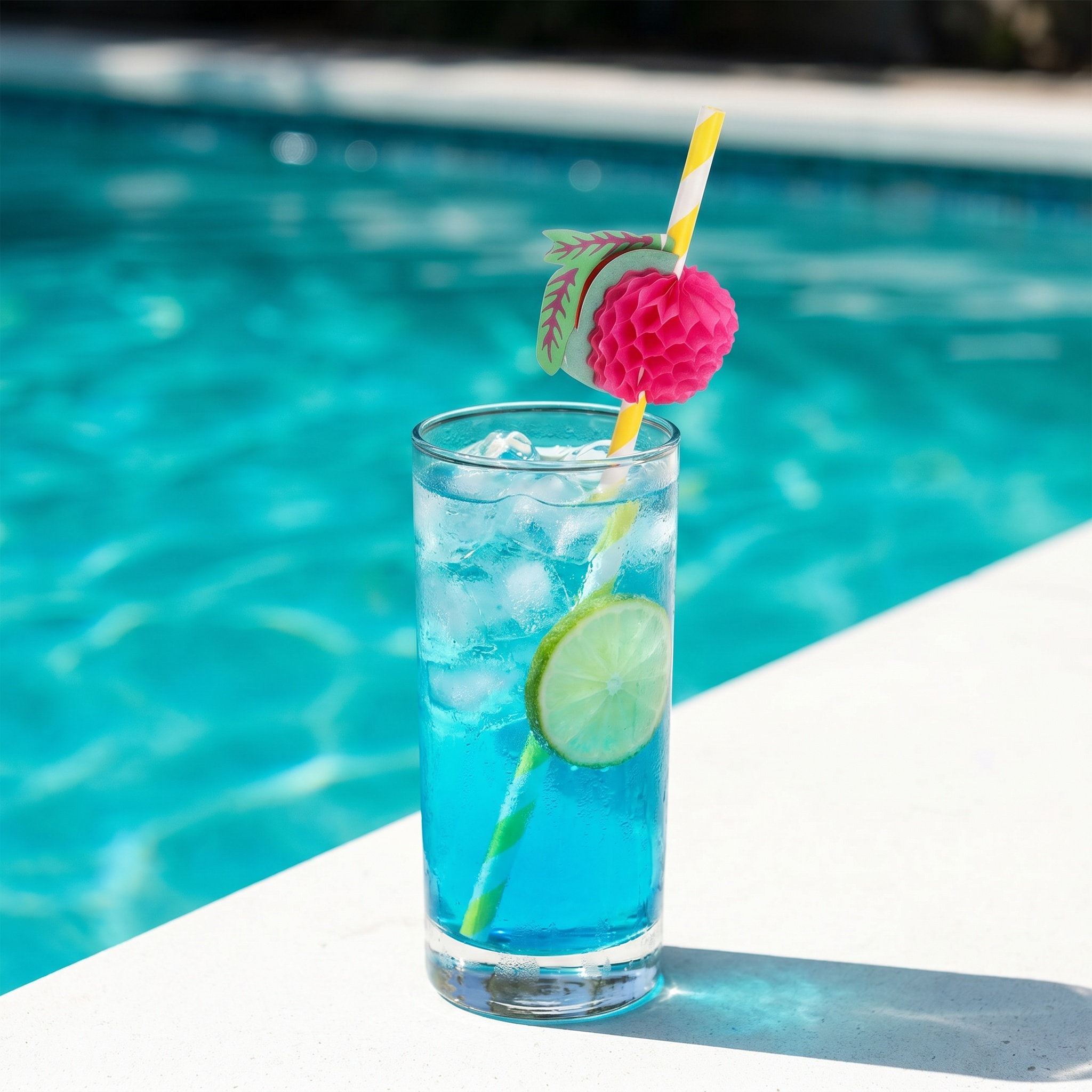 Paper Straw Color - 50本入り、カラフルな渦巻き模様の紙ストロー。夏のパーティー、ビーチ、プール、結婚式、誕生日、カクテルなど、お祝いの席に最適。
