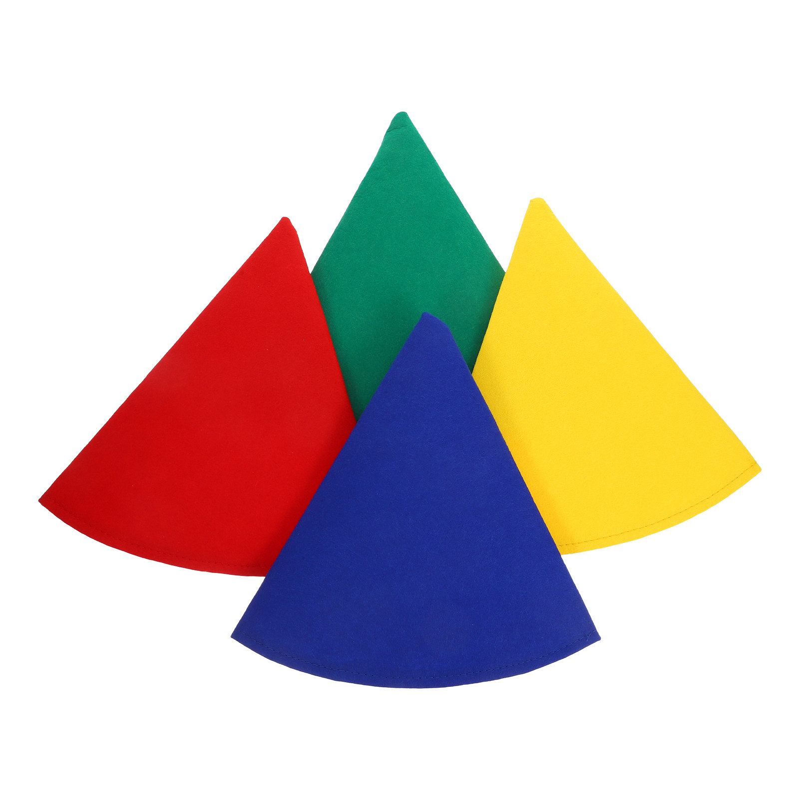 4個セット フェルト製コーン型ノーム帽子 柔らかく快適なフィ - Party Hat Cone のレビューと価格