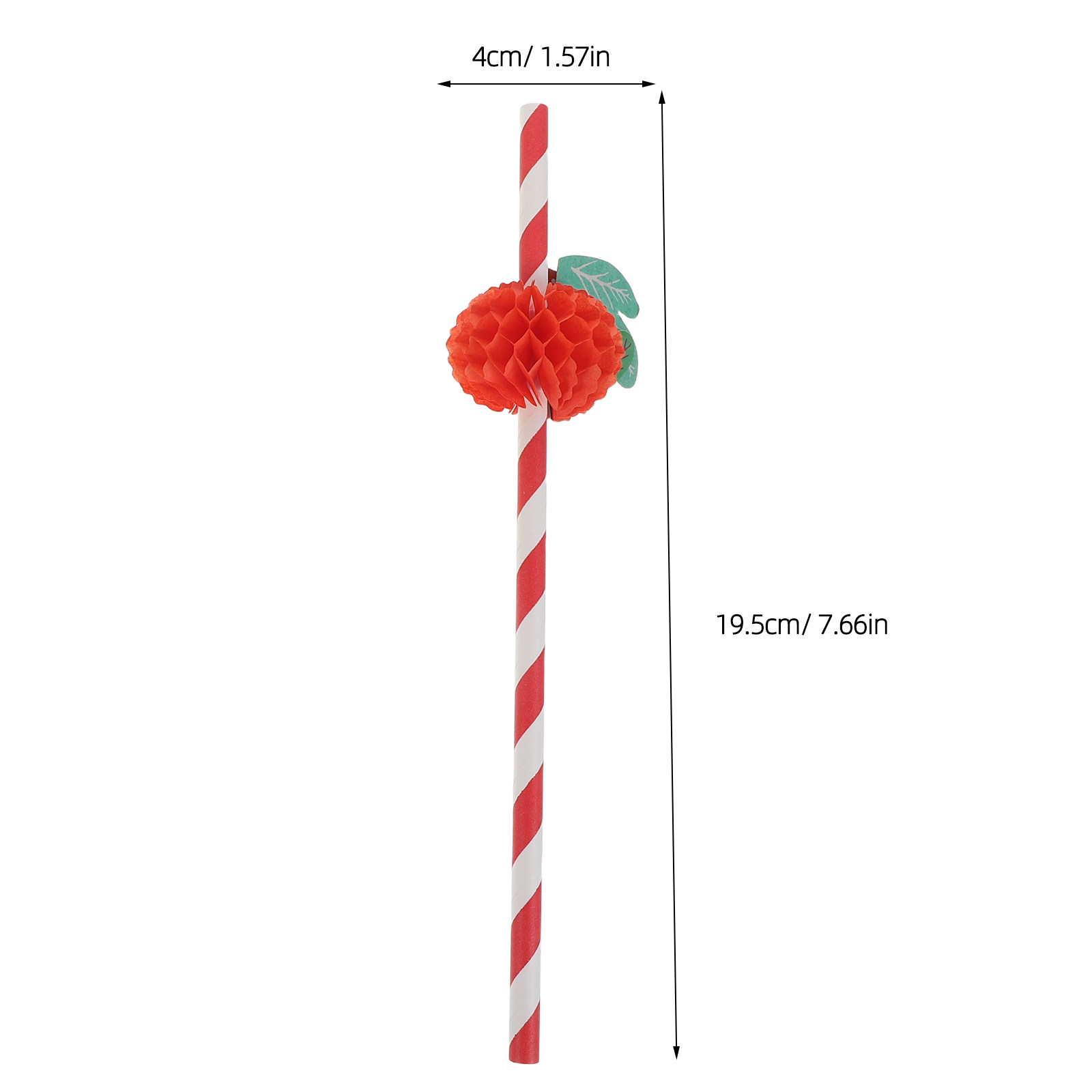 50本入り、カラフルな渦巻き模様の紙ストロー。夏のパーティー - Paper Straw Color のレビューと価格