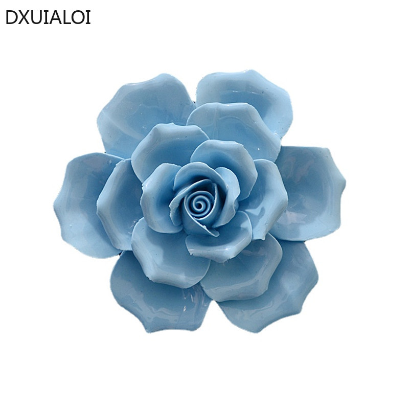 1pc 壁掛けセラミックフラワーウォールステッカー工芸品、椿 - Flower Wall Panel のレビューと価格
