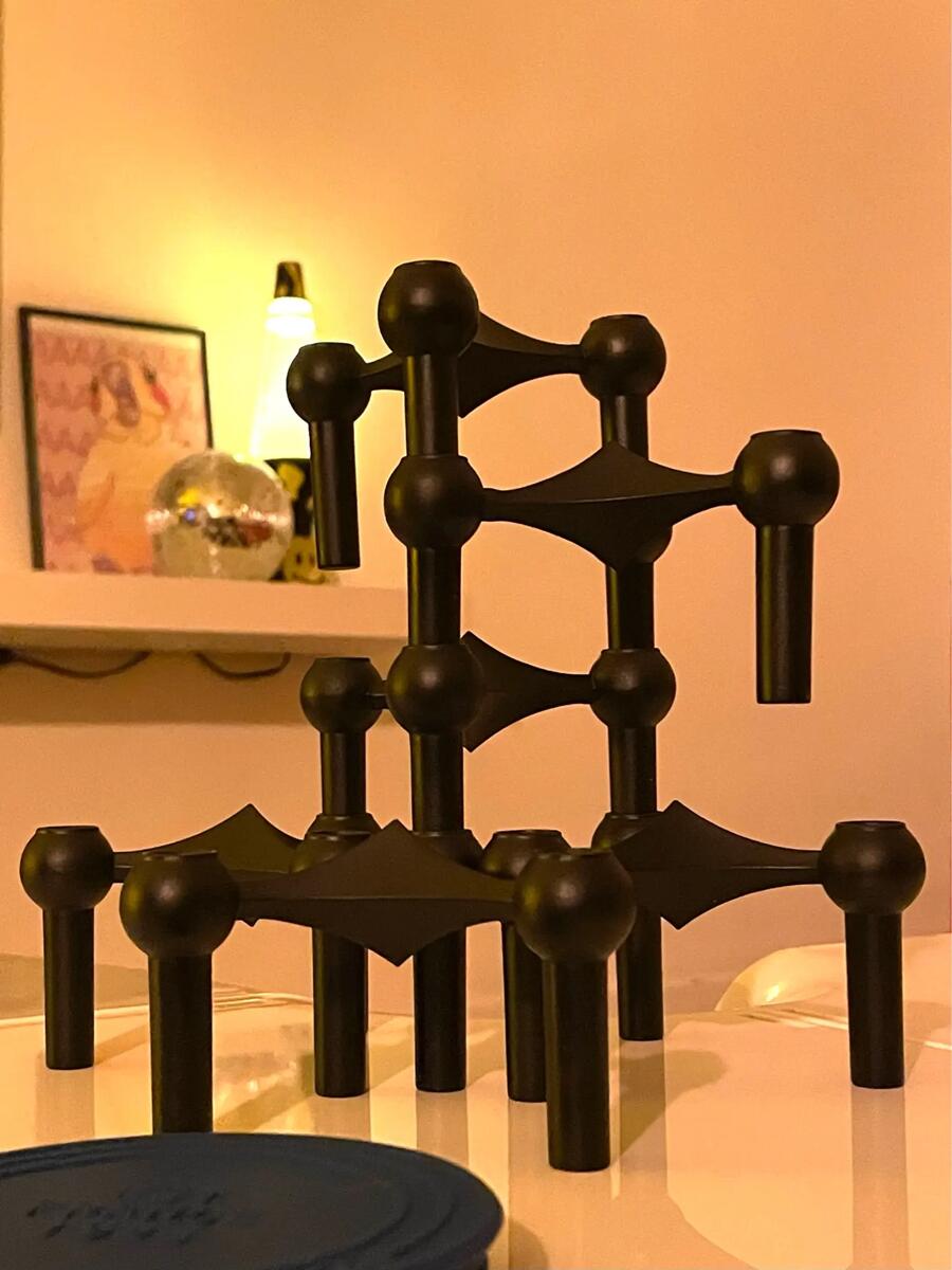 分子構造のキャンドルホルダー,キャンドルホルダー,ゴールドの - Centerpiece Stick のレビューと価格
