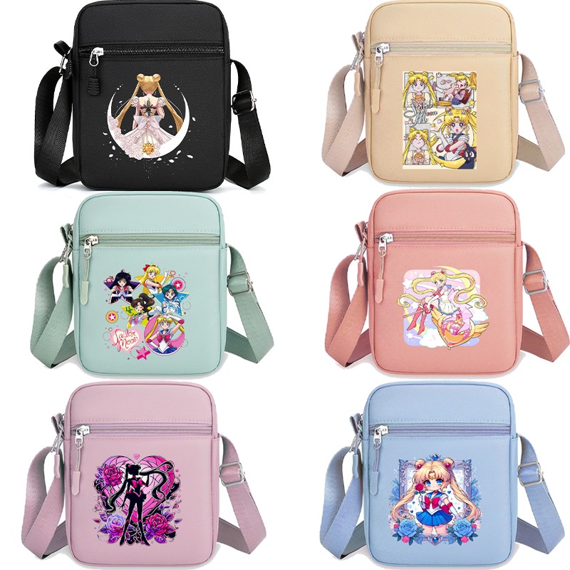 セーラームーンショルダーバッグユニセックスかわいいクロスボデ - Party Favor Bag のレビューと価格
