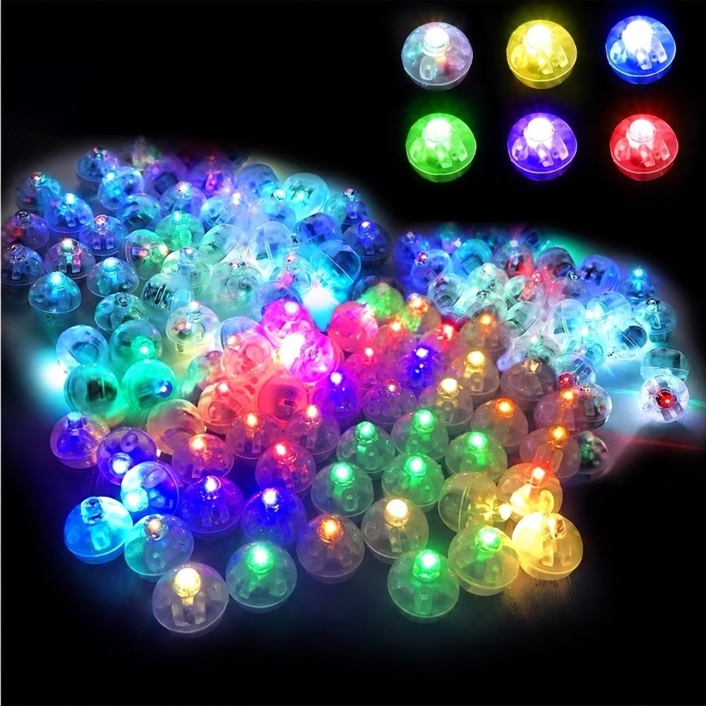 50個入り、新しいLED点滅バルーンライト、小型、電池式、カ - Led Balloon Light のレビューと価格