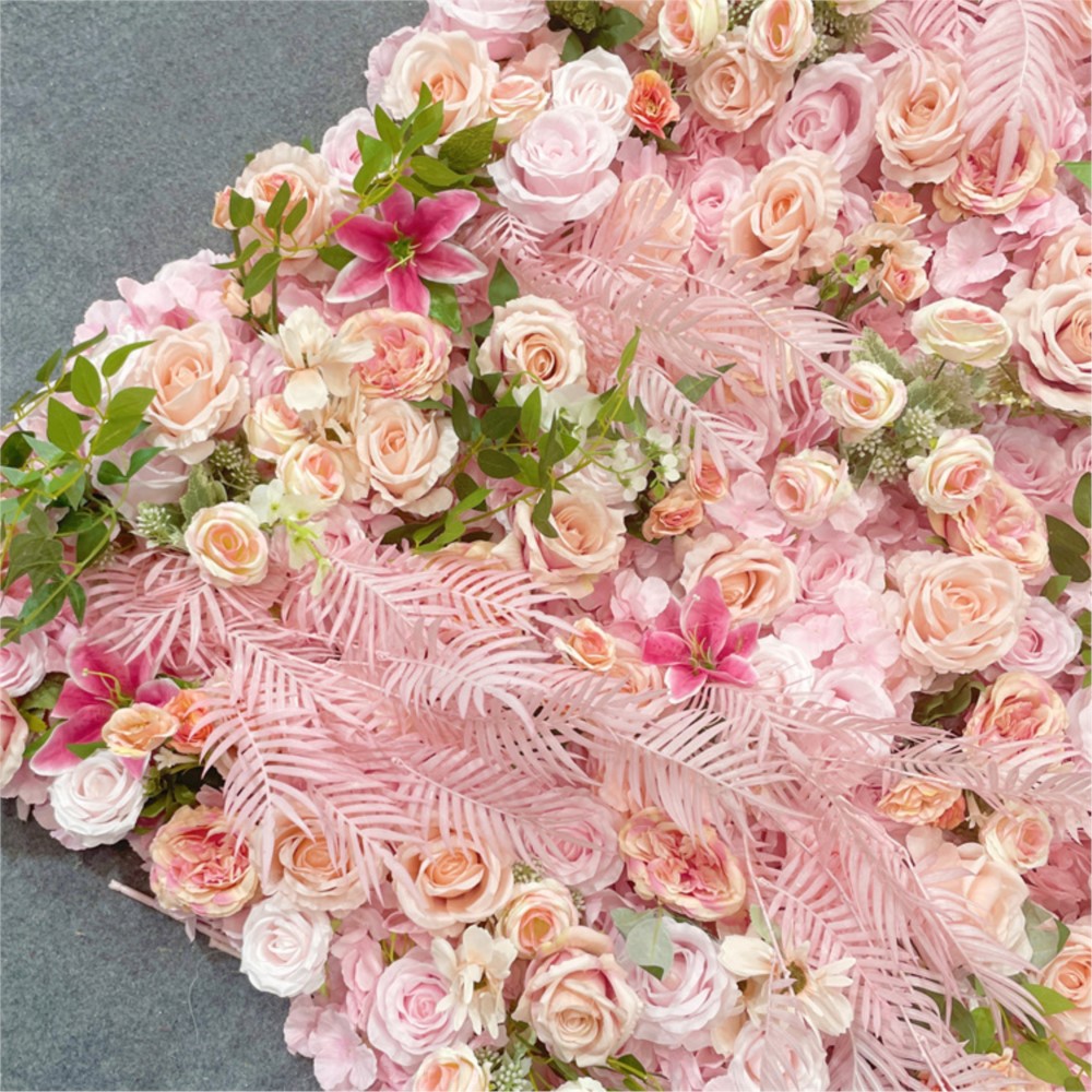 Uflower 5D ピンクローズ布花壁 Artificai - Flower Wall Panel のレビューと価格