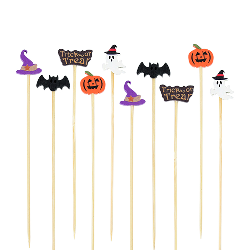 50/100本入り ハロウィンパーティー用つまようじ 使い捨 - Centerpiece Stick のレビューと価格