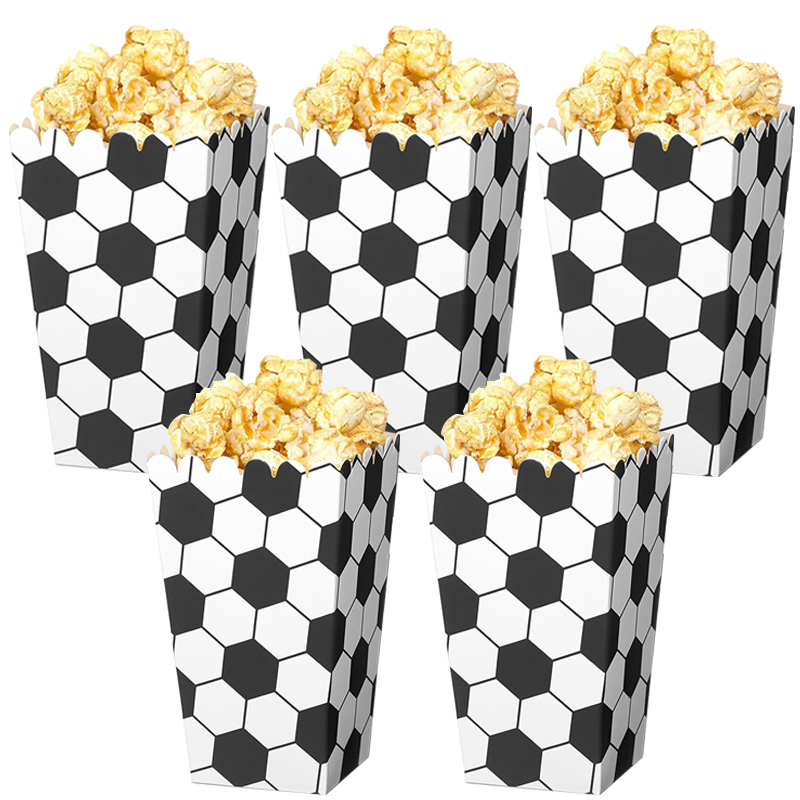 6/18個 フットボールポップコーンボックス サッカーパーテ - Event Party Box のレビューと価格