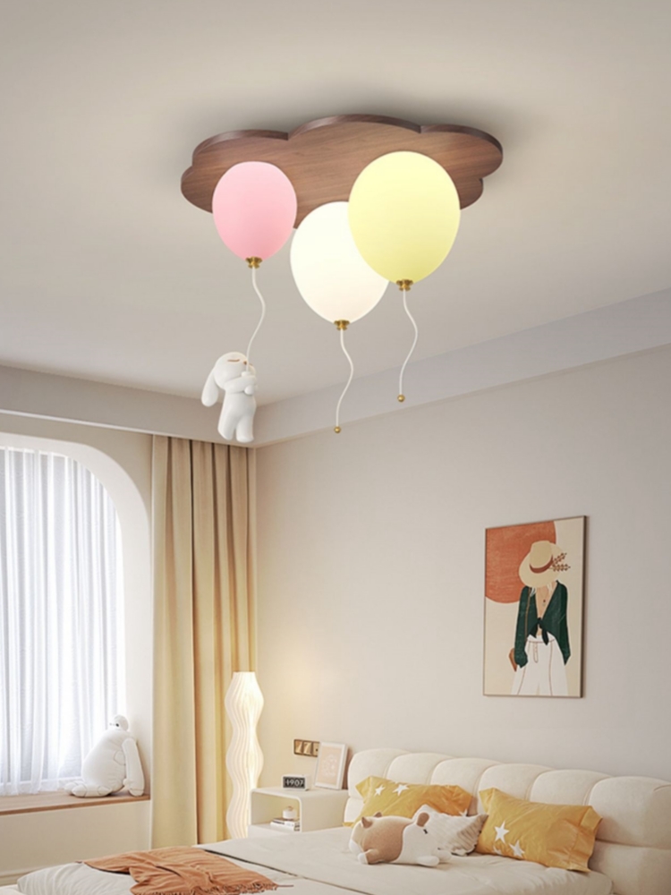 現代バルーン LED シーリングライト木製子供部屋の装飾赤ち - Led Balloon Light のレビューと価格
